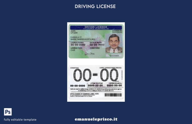 verified style modello verificato stile Australia Victoria State dl (versione). template